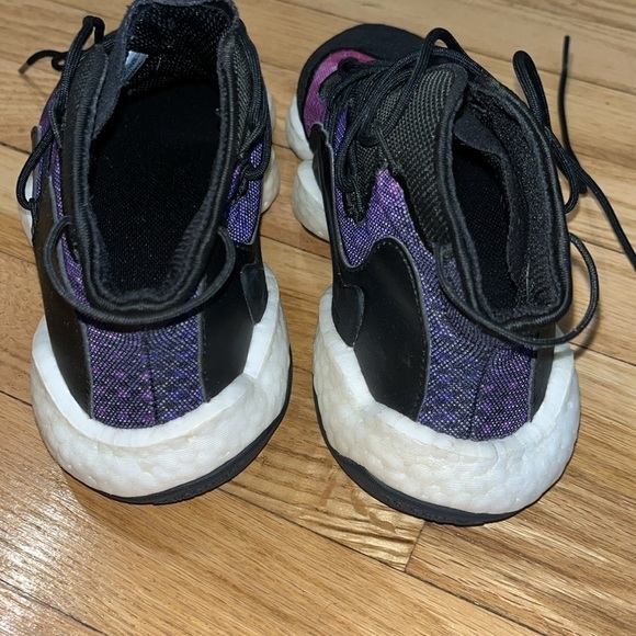 adidas Crazy BYW J 'Purple Snakeskin' sneakers size 4.5 - Picture 7 of 9